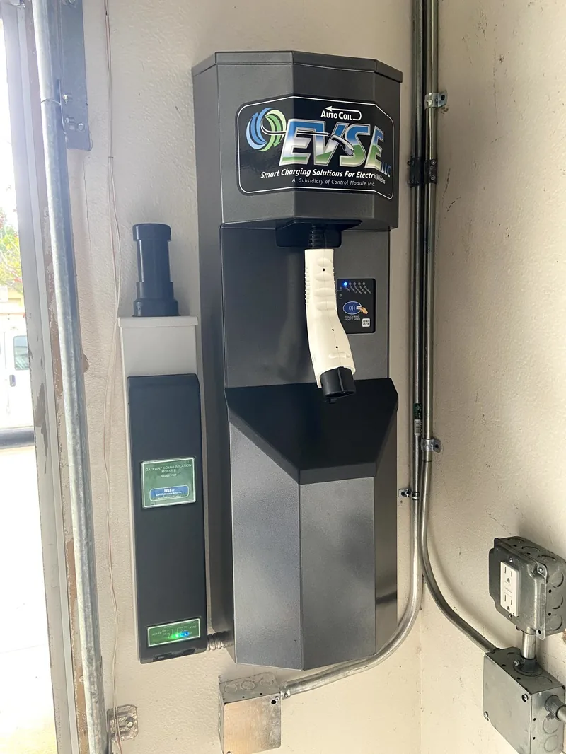 Commercial EV charging station installation by Wheyland Electric - North County San Diego